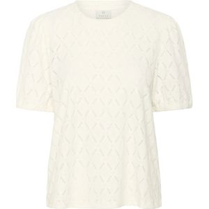 Kaffe, Dames, Blouses & Shirts, Wit, Maat: L Poliester,