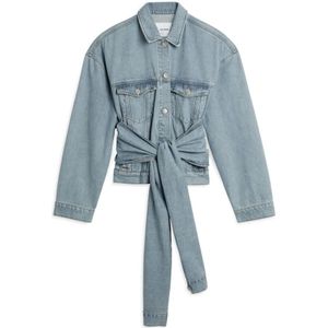 Axel Arigato, Dames, Jassen, Blauw, Maat: S Katoen,