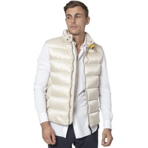 Parajumpers Gewatteerd Mouwloos Beige-Gouden Jack , Beige , Heren , Maat: XL