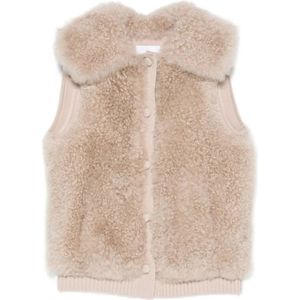 Yves Salomon, Dames, Jassen, Beige, Maat: XS