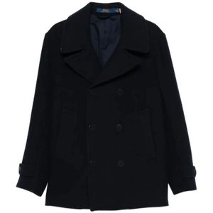 Polo Ralph Lauren - Tussenjas - Navy - Klassieke Mantel - Licht Gevoerd