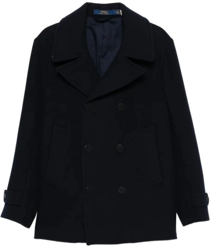 Polo Ralph Lauren - Lange Herenjas - Materiaalmix - Regular Fit - Reverskraag