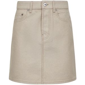 Burberry - Denim Rok - Beige - 100% Katoen