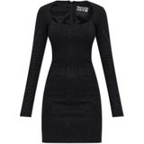 Versace Jeans Couture - Jurk met Lurexdraad - Zwart - Dames