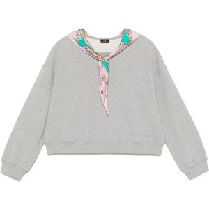 Etro, Dames, Sweatshirts & Hoodies, Grijs, Maat: M