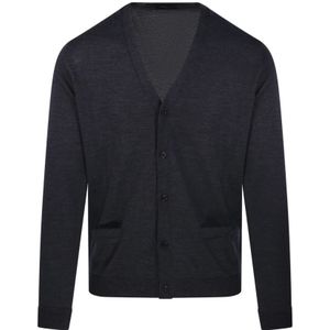 Roberto Collina, Heren, Truien, Zwart, Maat: 2XL