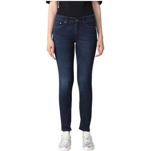 Dondup - Monroe Skinny Jeans - Blauw - Katoen