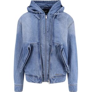 Axel Arigato, Heren, Jassen, Blauw, Maat: XS Denim,