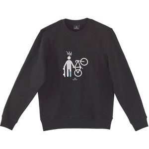 PS By Paul Smith, Heren, Sweatshirts & Hoodies, Zwart, Maat: S Katoen,