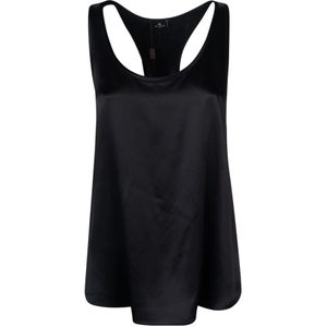 Etro, Dames, Tops, Zwart, Maat: S