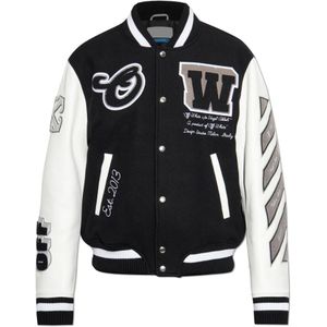 Off White, Heren, Jassen, Zwart, Maat: L