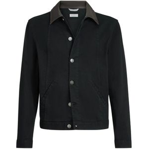 Brunello Cucinelli, Heren, Jassen, Zwart, Maat: XL