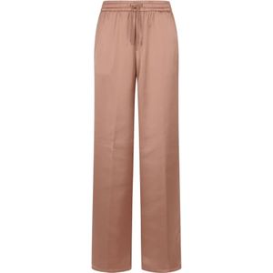 Herno, Dames, Broeken, Roze, Maat: L Satijn,