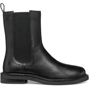 Geox, Dames, Schoenen, Zwart, Maat: 38 EU Leer,