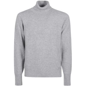 Drumohr, Heren, Truien, Grijs, Maat: L Wol,