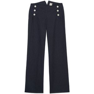 Ines de la Fressange Paris, Dames, Broeken, Blauw, Maat: L