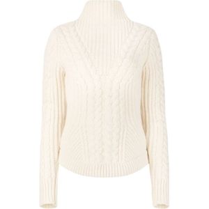Nina Ricci, Dames, Truien, Beige, Maat: XL Wol,