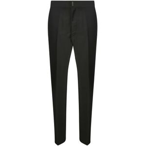 Givenchy, Heren, Broeken, Zwart, Maat: L Wol,