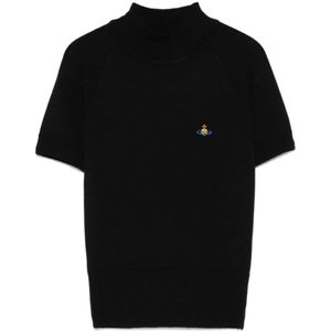 Vivienne Westwood, Dames, Truien, Zwart, Maat: L