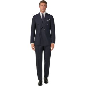 Boggi Milano, Heren, Pakken, Blauw, Maat: S Wol,