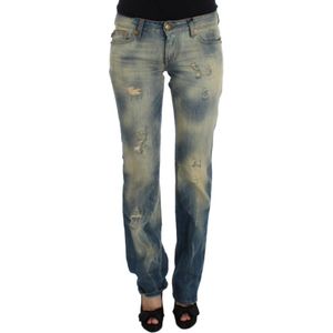 Roberto Cavalli, Dames, Jeans, Blauw, Maat: W26 Katoen,