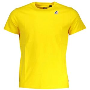K-Way, Heren, Tops, Geel, Maat: L Katoen,