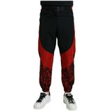 Dolce & Gabbana, Heren, Broeken, Zwart, Maat: XS Nylon,