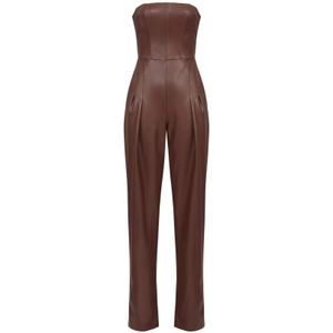 Elisabetta Franchi, Dames, Jumpsuits & Playsuits, Bruin, Maat: L