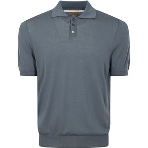 Hindustrie, Heren, Tops, Blauw, Maat: 2XL Katoen,