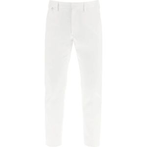 Agnona, Heren, Broeken, Wit, Maat: L Denim,