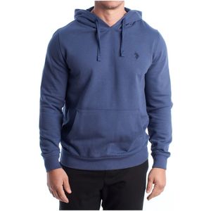 U.s. Polo Assn., Heren, Sweatshirts & Hoodies, Blauw, Maat: XL Katoen,