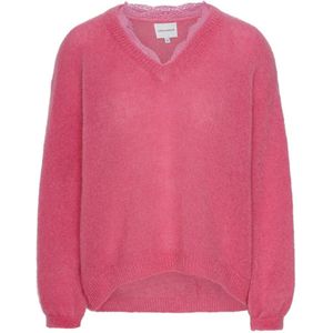 Americandreams, Dames, Truien, Roze, Maat: M Wol,