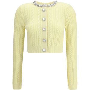 Self Portrait, Dames, Truien, Geel, Maat: M