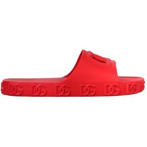 Dolce & Gabbana, Heren, Schoenen, Rood, Maat: 44 EU Leer,