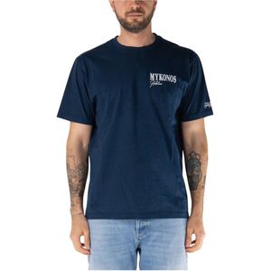 MC2 Saint Barth, Heren, Tops, Blauw, Maat: 2XL Katoen,