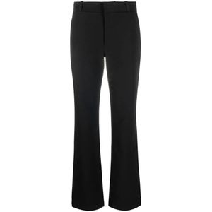 Proenza Schouler, Dames, Broeken, Zwart, Maat: XS Katoen,