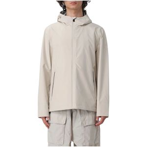 Save The Duck, Heren, Jassen, Beige, Maat: S Poliester,