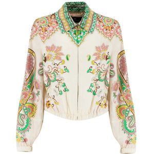 Etro, Dames, Jassen, Veelkleurig, Maat: M Zijde,