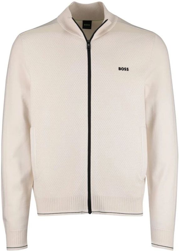 BOSS Green - KN_League FZ - Sweatjack - Regular Fit - Viscosemix