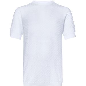 Low Brand, Heren, Truien, Wit, Maat: XL Katoen,