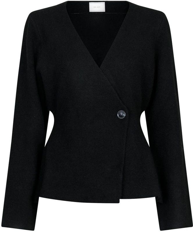 Gebreid jack met knoopsluiting, model 'Marie'