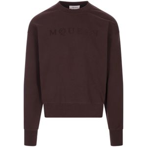 Alexander McQueen, Heren, Sweatshirts & Hoodies, Rood, Maat: S