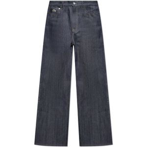 Lacoste, Heren, Jeans, Blauw, Maat: W31 L34 Katoen,