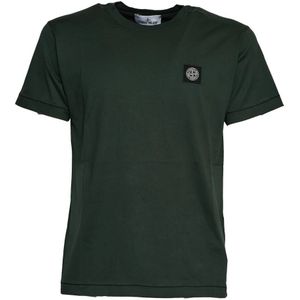 Stone Island - Slim-Fit Logo Patch T-Shirt - Groen - Heren