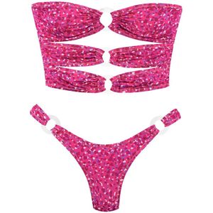 Reina Olga, Dames, Badkleding, Roze, Maat: M