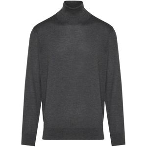 Zegna, Heren, Truien, Grijs, Maat: 2XL Zijde,