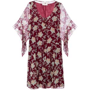 Chloé, Dames, Jurken, Rood, Maat: XS Zijde,