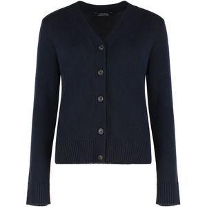 Max Mara, Dames, Truien, Blauw, Maat: M Wol,