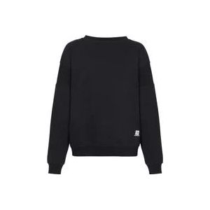 Balmain Ecologisch ontworpen katoenen sweatshirt met logo print , Black , Heren , Maat: L