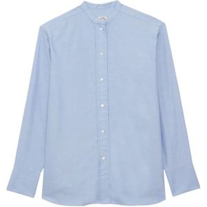Ines de la Fressange Paris, Dames, Blouses & Shirts, Blauw, Maat: 2XS Katoen,